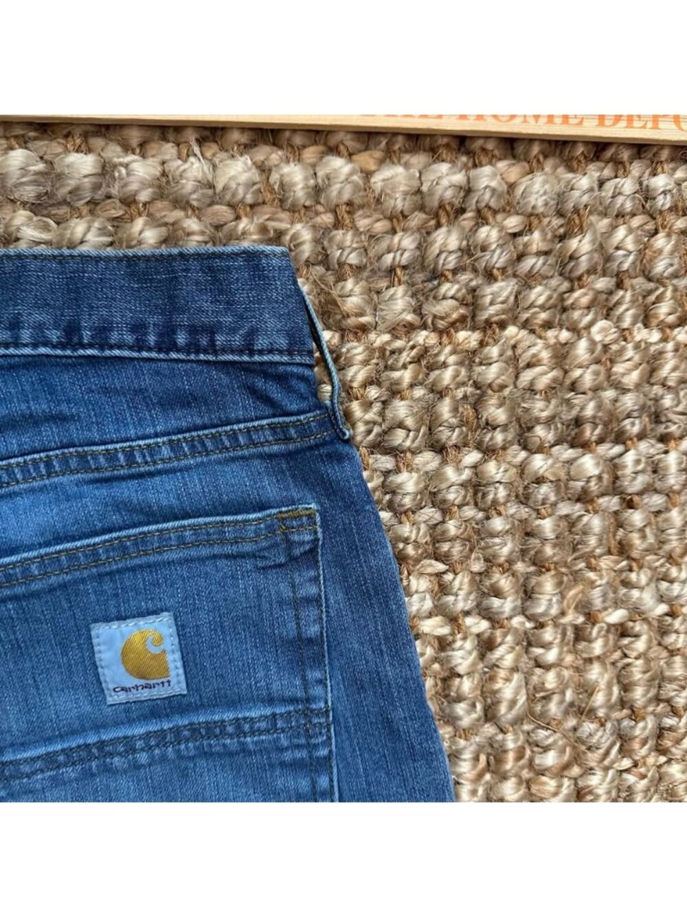 Carhartt Rugged Flex Relaxed Fit Men's Denim Jeans Blue Size 30x30 Workwear